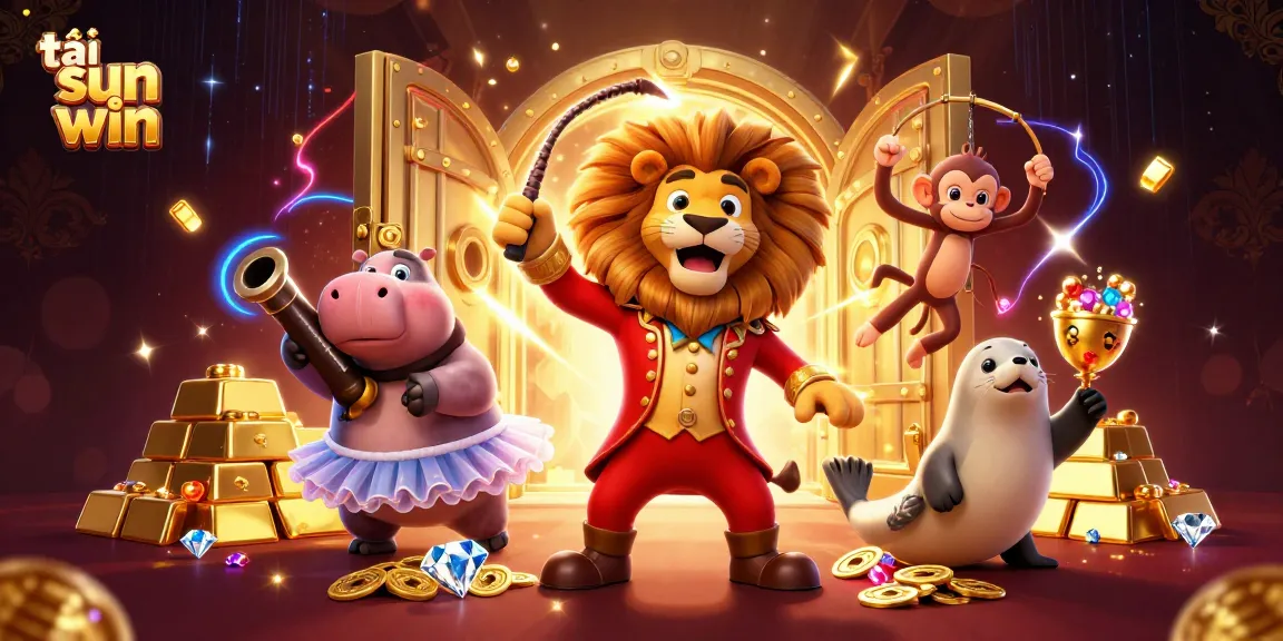 Play and win big with tải sun win in a vibrant casino scene filled with treasures and excitement!