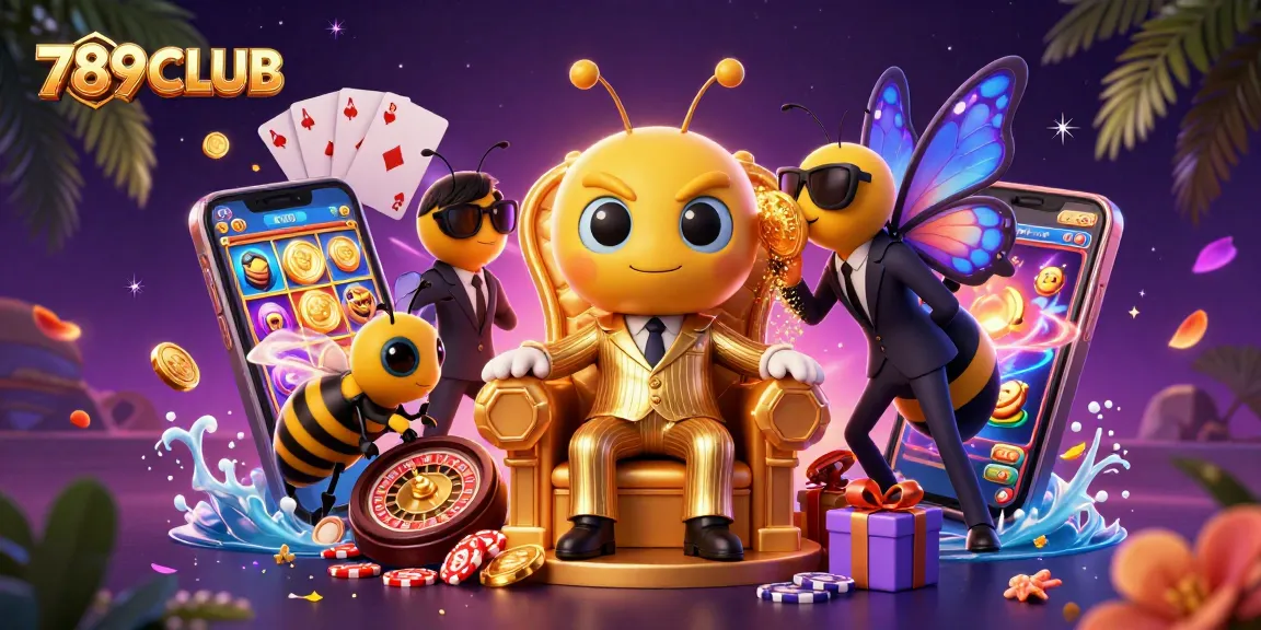 Engage in thrilling gameplay at 789CLUB with vibrant casino gaming elements and exciting characters.